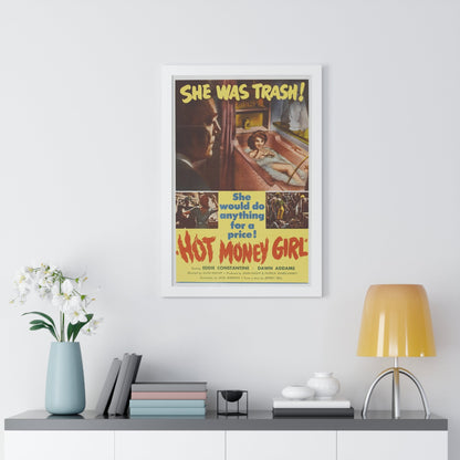 HOT MONEY GIRL 1959 - Framed Movie Poster-The Sticker Space