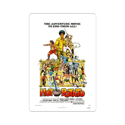 Hot Potato 1976 Movie Poster - STICKER Vinyl Kiss-Cut Decal 2 Inch White - The Sticker Space