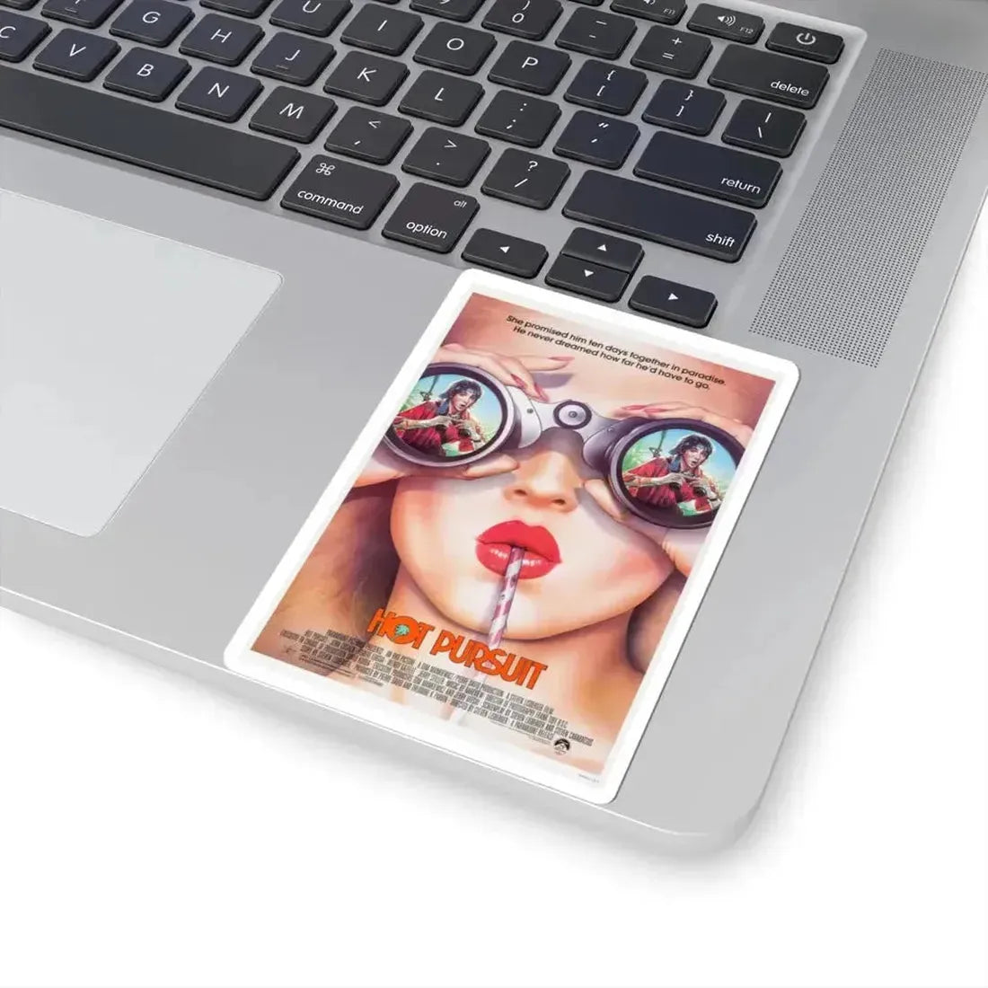 Hot Pursuit 1987 Movie Poster - STICKER Vinyl Kiss-Cut Decal - The Sticker Space