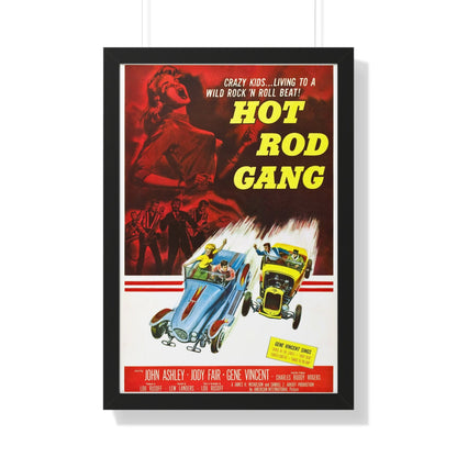 HOT ROD GANG 1958 - Framed Movie Poster-20" x 30"-The Sticker Space