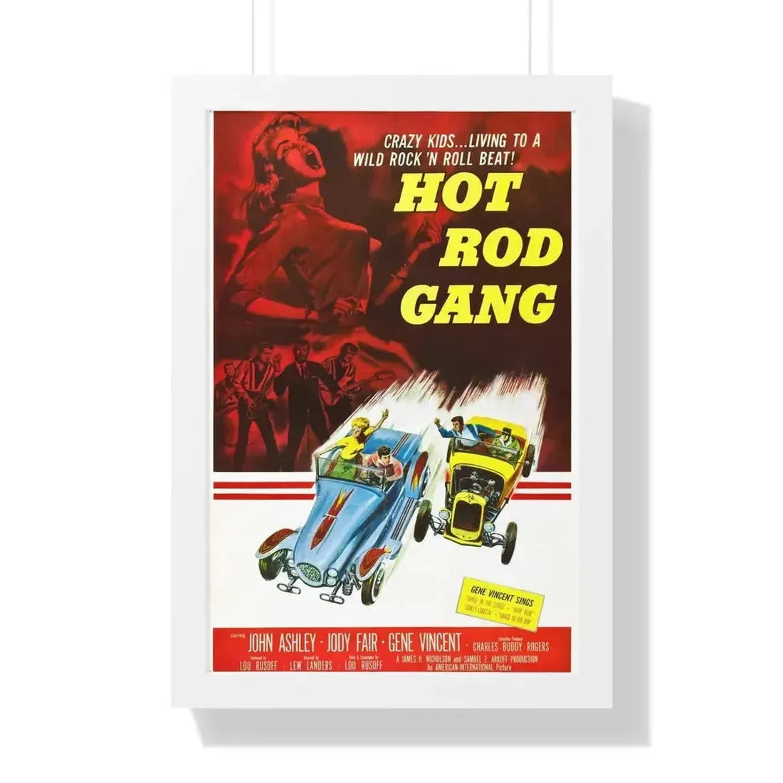 HOT ROD GANG 1958 - Framed Movie Poster - The Sticker Space