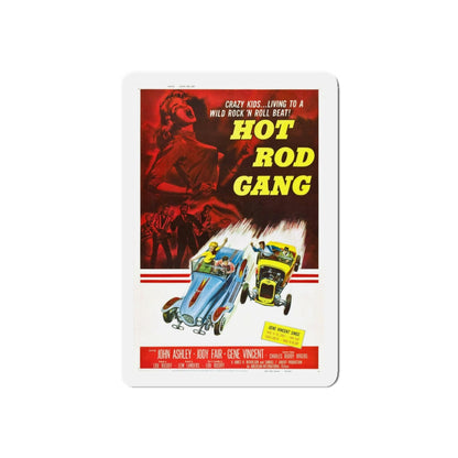 HOT ROD GANG 1958 Movie Poster - Refrigerator Magnet-4" x 4"-The Sticker Space