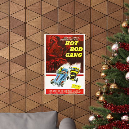 HOT ROD GANG 1958 - Paper Movie Poster-The Sticker Space