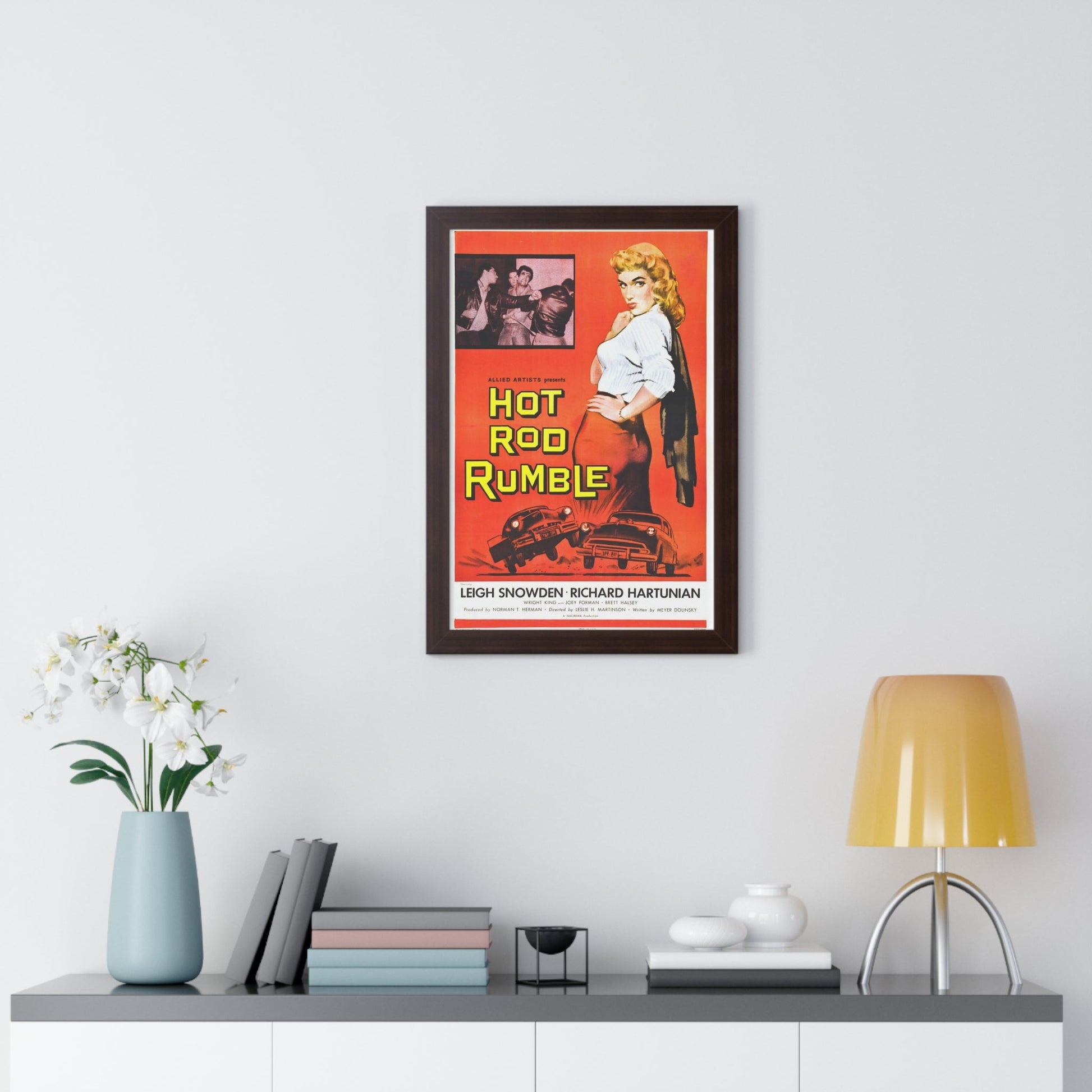 HOT ROD RUMBLE 1957 - Framed Movie Poster-The Sticker Space