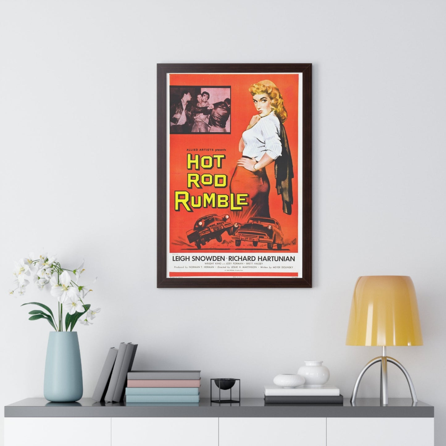 HOT ROD RUMBLE 1957 - Framed Movie Poster-The Sticker Space