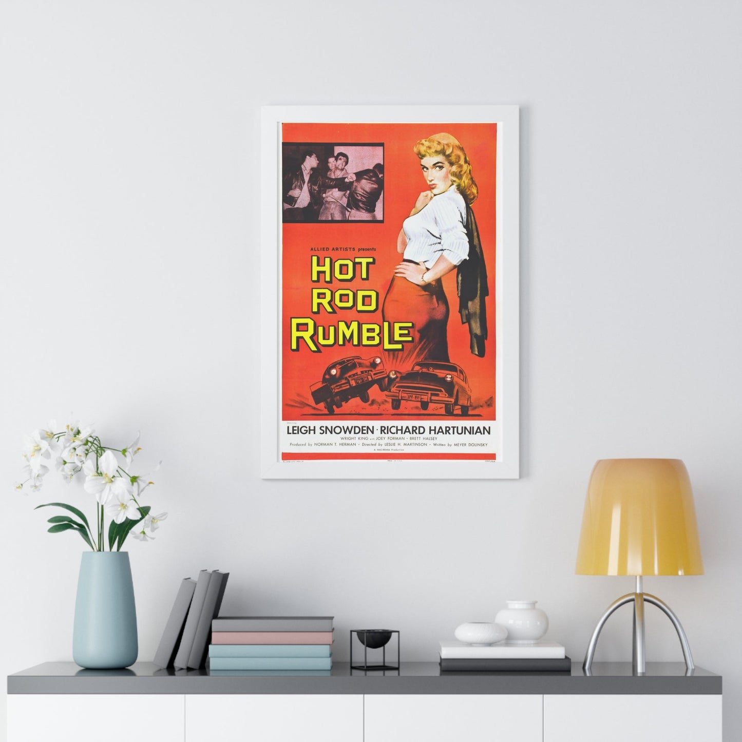 HOT ROD RUMBLE 1957 - Framed Movie Poster-The Sticker Space