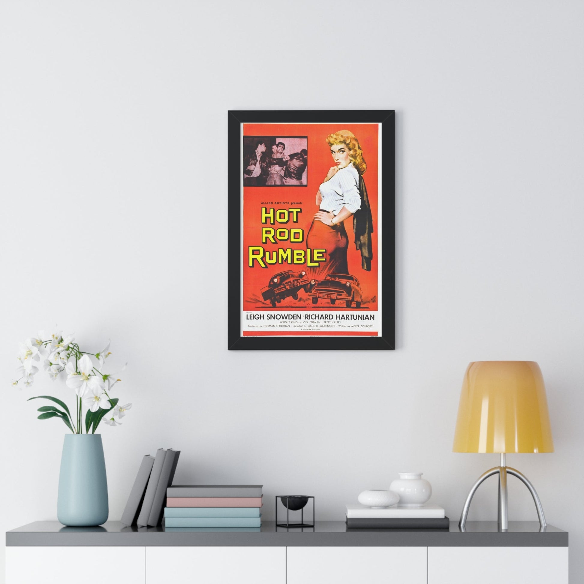 HOT ROD RUMBLE 1957 - Framed Movie Poster-The Sticker Space