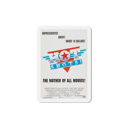 Hot Shots 1991 Movie Poster Refrigerator Magnet 6 Inch - The Sticker Space