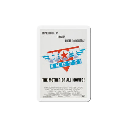 Hot Shots 1991 Movie Poster Refrigerator Magnet - The Sticker Space