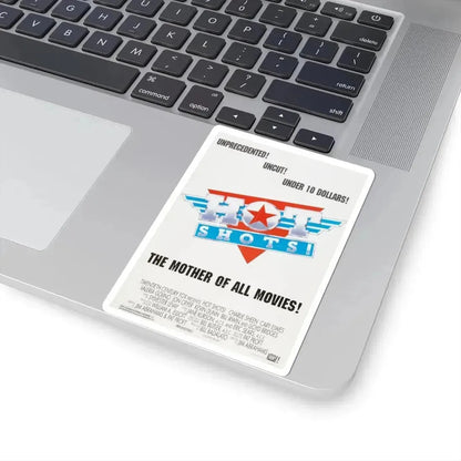 Hot Shots 1991 Movie Poster - STICKER Vinyl Kiss-Cut Decal - The Sticker Space