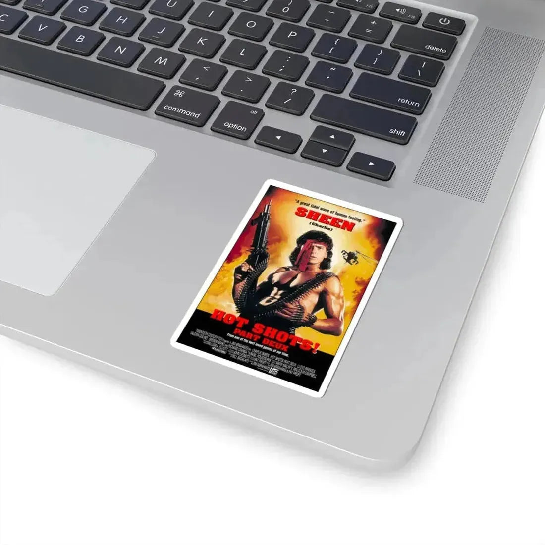 Hot Shots Part Deux 1993 Movie Poster - STICKER Vinyl Kiss-Cut Decal - The Sticker Space