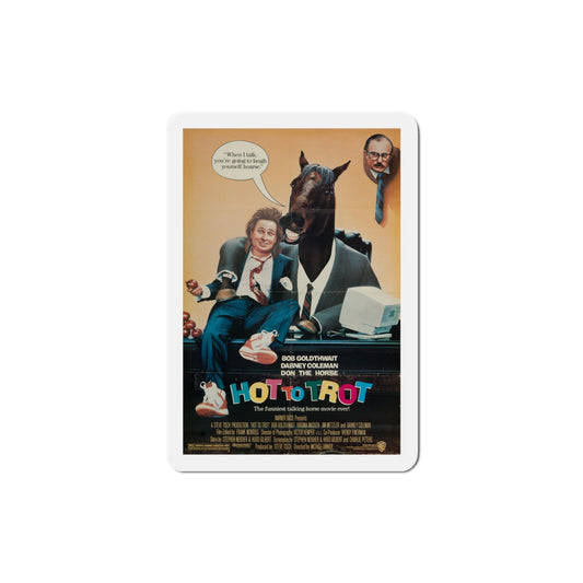 Hot to Trot 1988 Movie Poster Die-Cut Magnet-3" x 3"-The Sticker Space