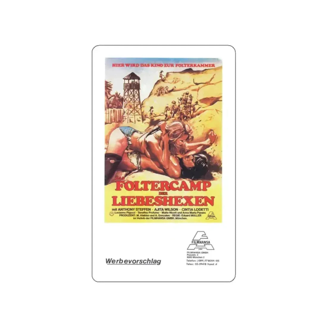 HOTEL PARADISE 1980 Movie Poster STICKER Vinyl Die-Cut Decal - The Sticker Space