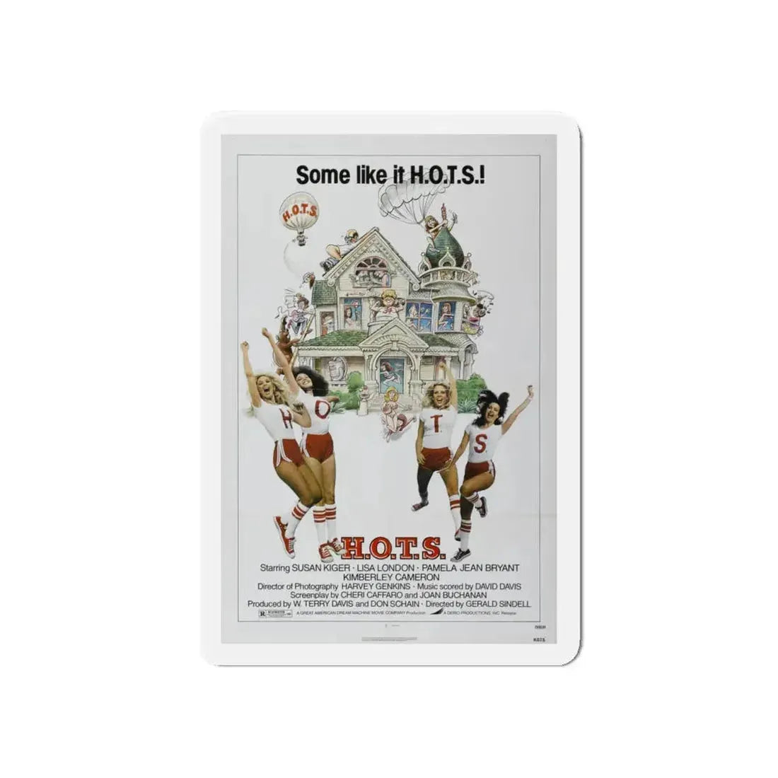 H.O.T.S. 1979 Movie Poster - Refrigerator Magnet 5 Inch - The Sticker Space