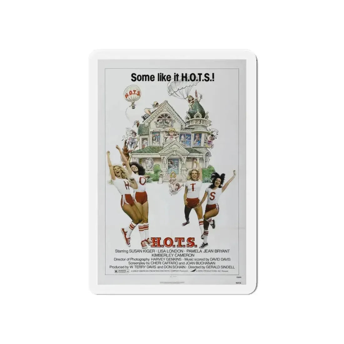 H.O.T.S. 1979 Movie Poster - Refrigerator Magnet - The Sticker Space