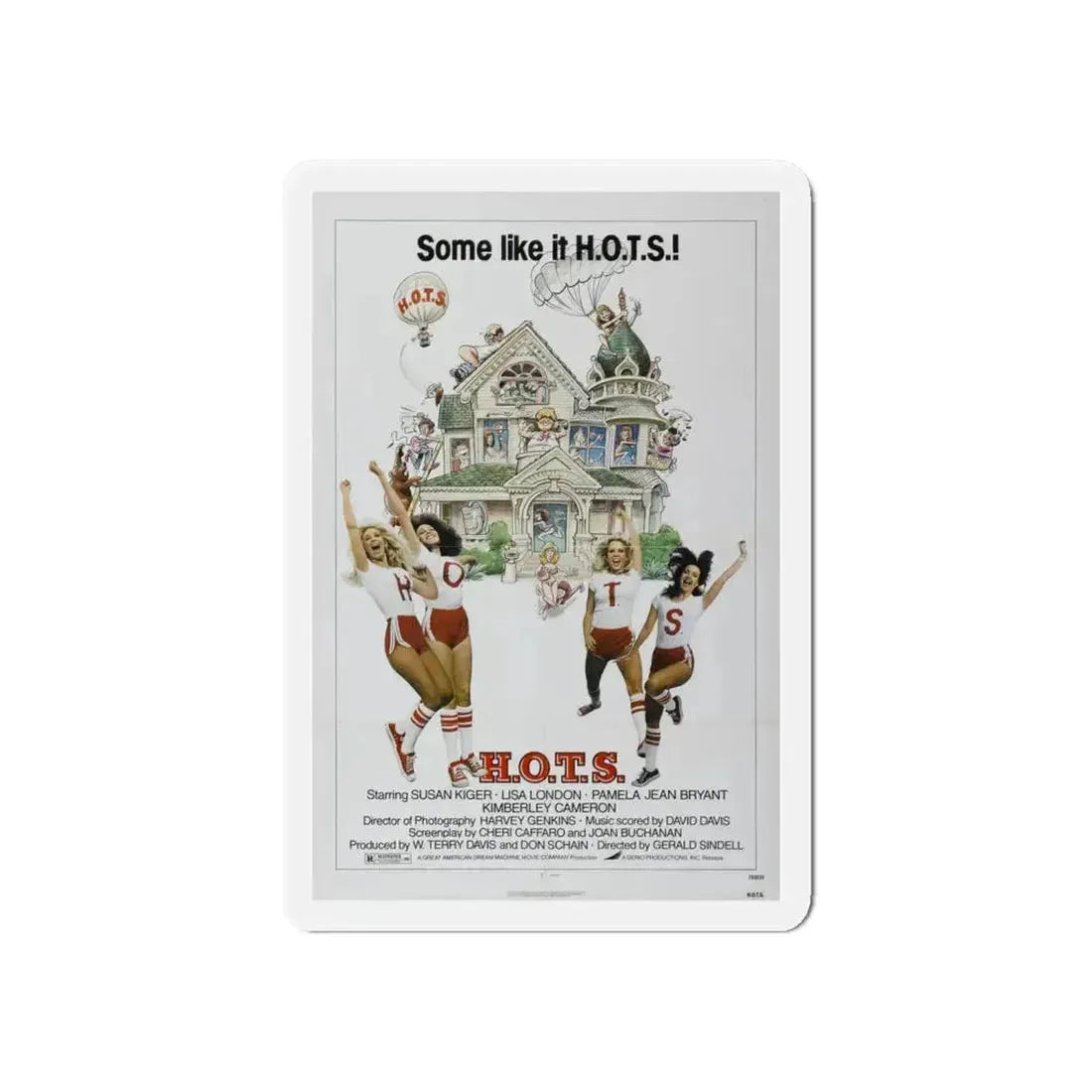 H.O.T.S. 1979 Movie Poster - Refrigerator Magnet - The Sticker Space
