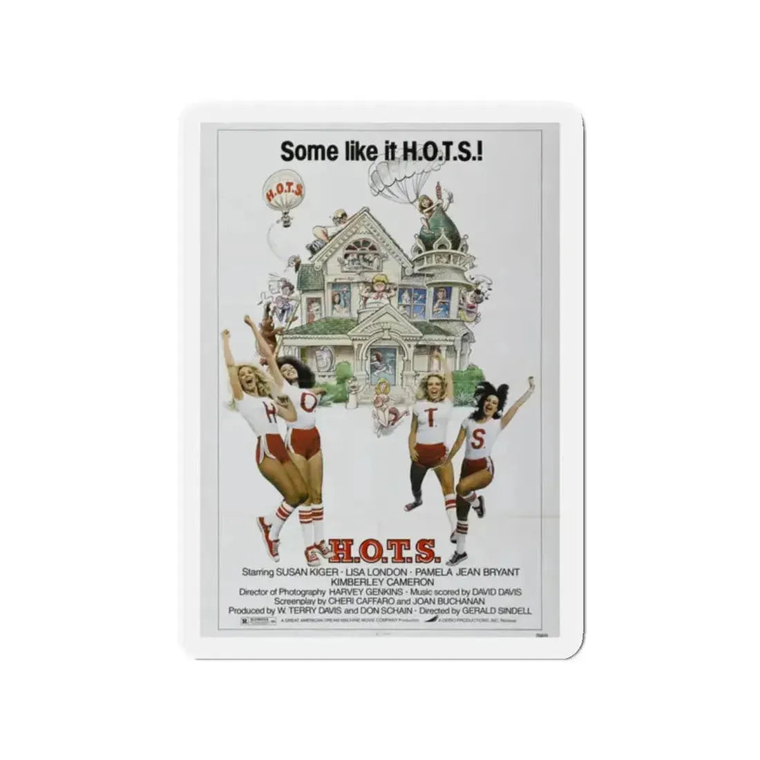 H.O.T.S. 1979 Movie Poster - Refrigerator Magnet - The Sticker Space