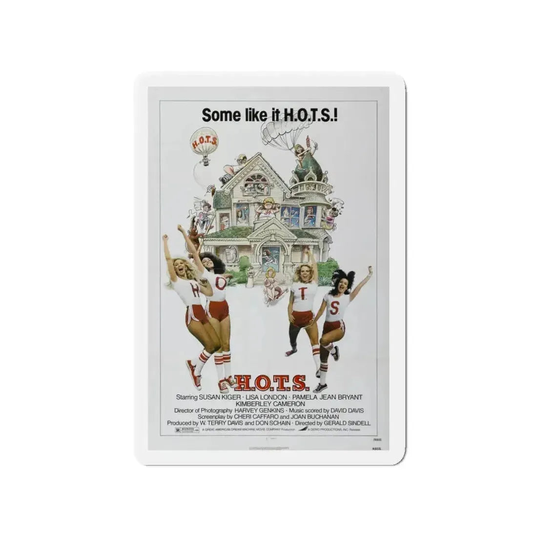 H.O.T.S. 1979 Movie Poster - Refrigerator Magnet - The Sticker Space