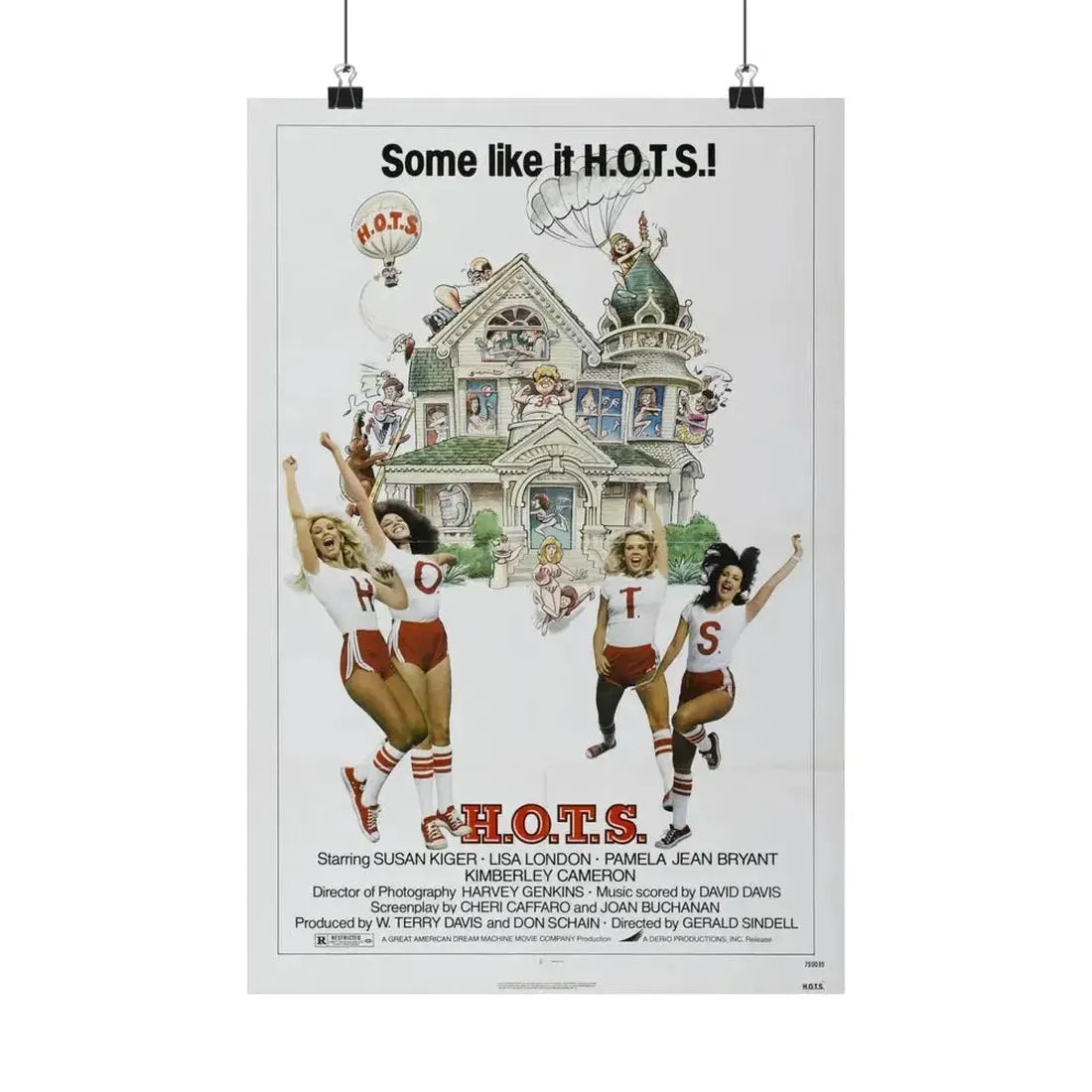 H.O.T.S. 1979 - Paper Movie Poster - The Sticker Space