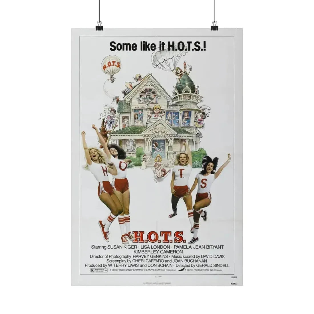H.O.T.S. 1979 - Paper Movie Poster - The Sticker Space