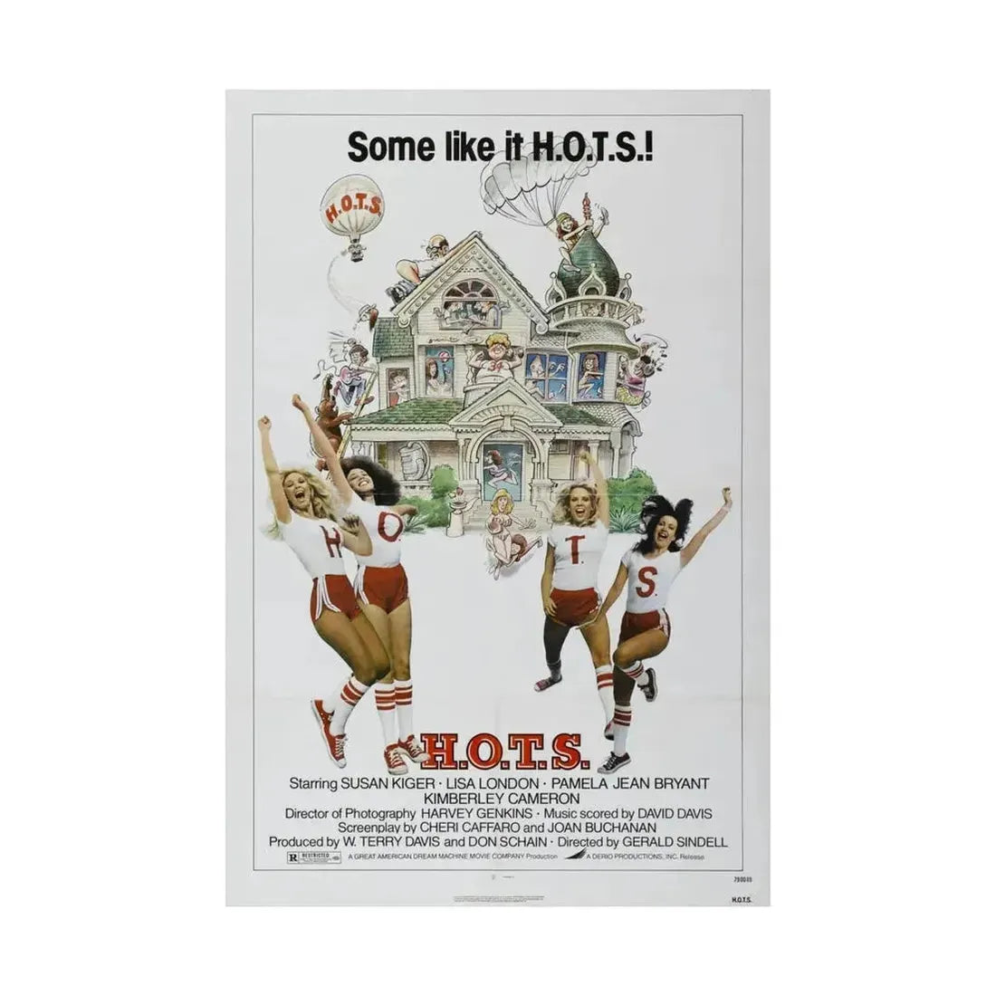 H.O.T.S. 1979 - Paper Movie Poster - The Sticker Space