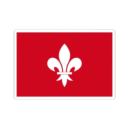 Houffalize vlag (Belgium) STICKER Vinyl Kiss-Cut Decal 2 Inch White - The Sticker Space