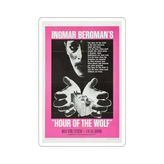 Hour of the Wolf 1968 Movie Poster STICKER Vinyl Die-Cut Decal 5 Inch - The Sticker Space