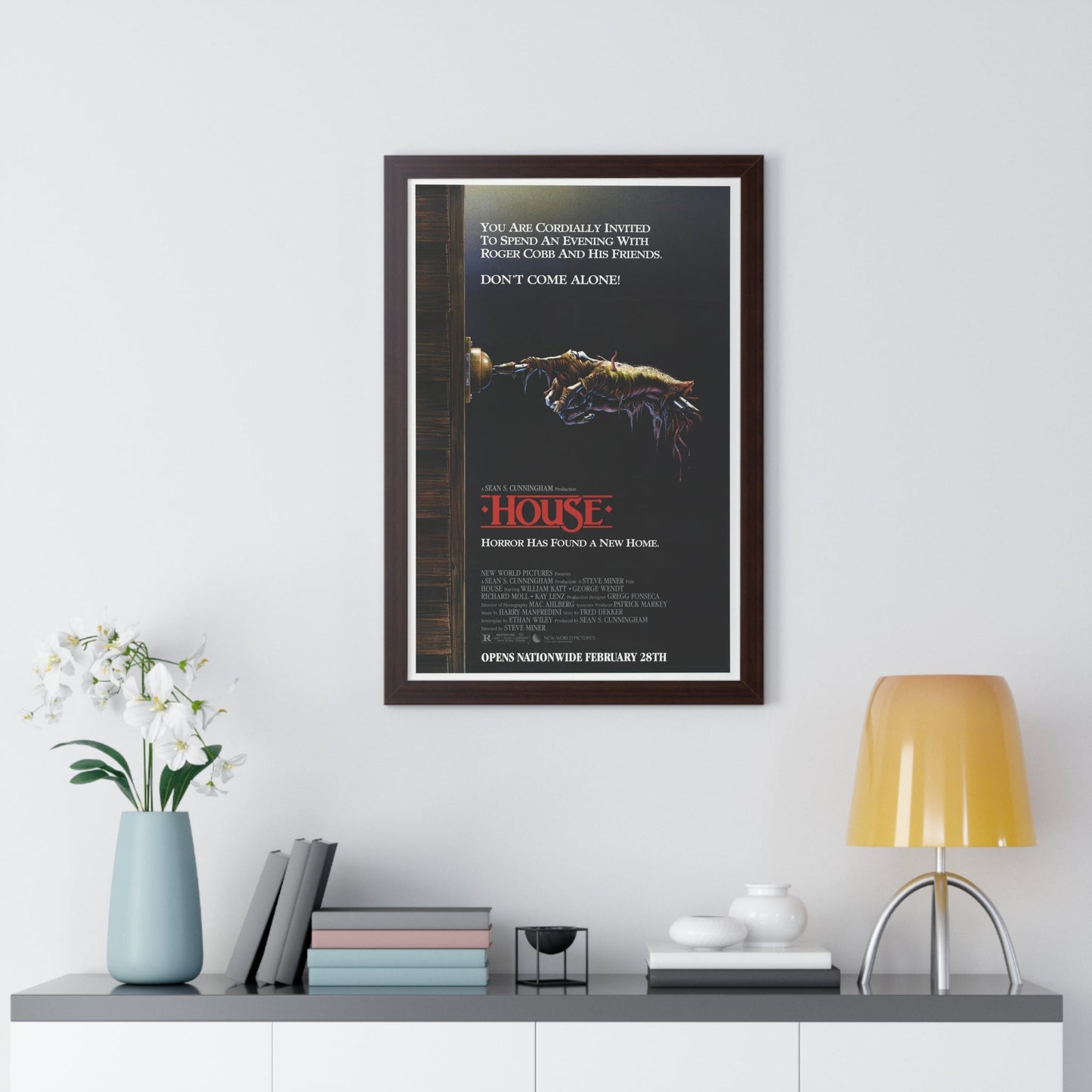 HOUSE 1985 - Framed Movie Poster-The Sticker Space