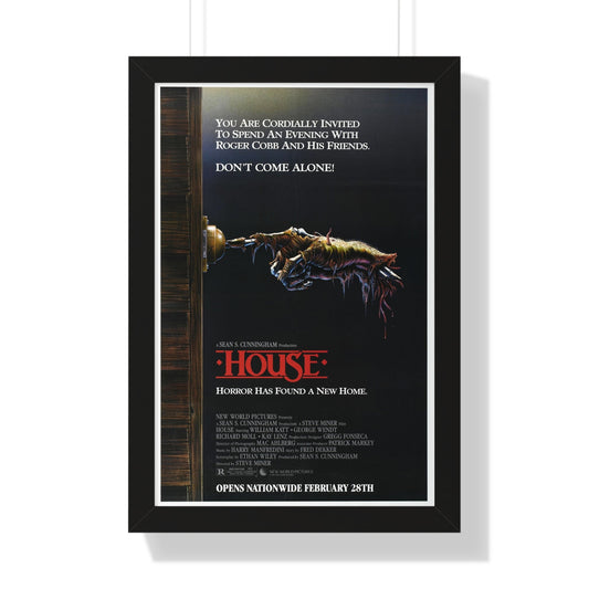 HOUSE 1985 - Framed Movie Poster-16″ x 24″-The Sticker Space