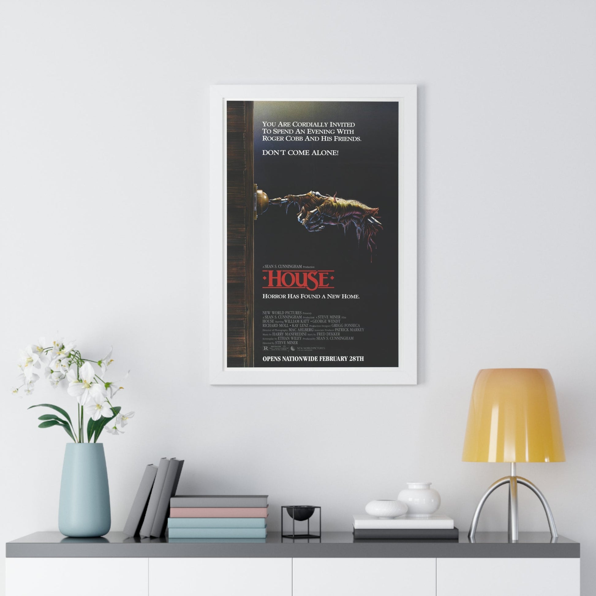 HOUSE 1985 - Framed Movie Poster-The Sticker Space