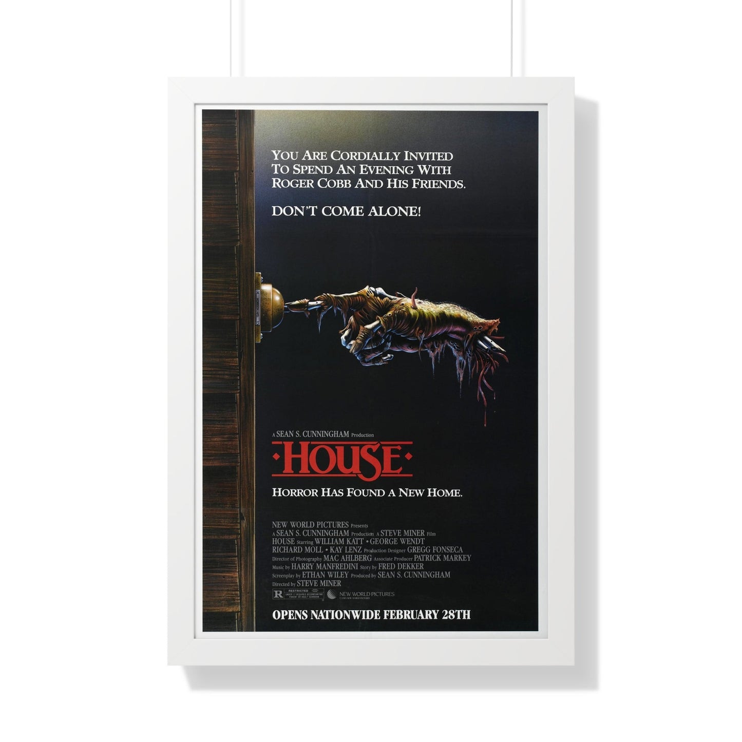 HOUSE 1985 - Framed Movie Poster-20" x 30"-The Sticker Space