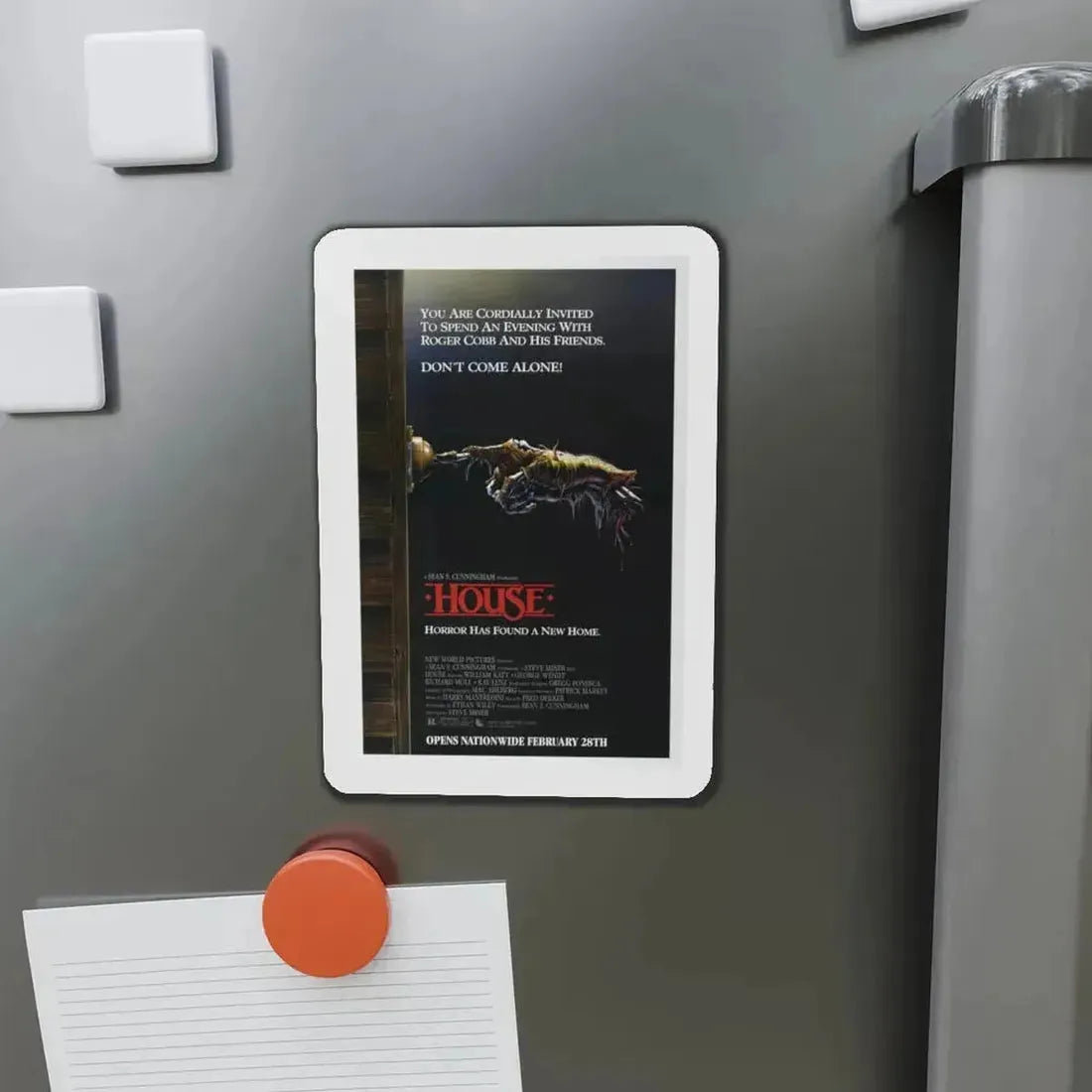 HOUSE 1985 Movie Poster - Refrigerator Magnet - The Sticker Space
