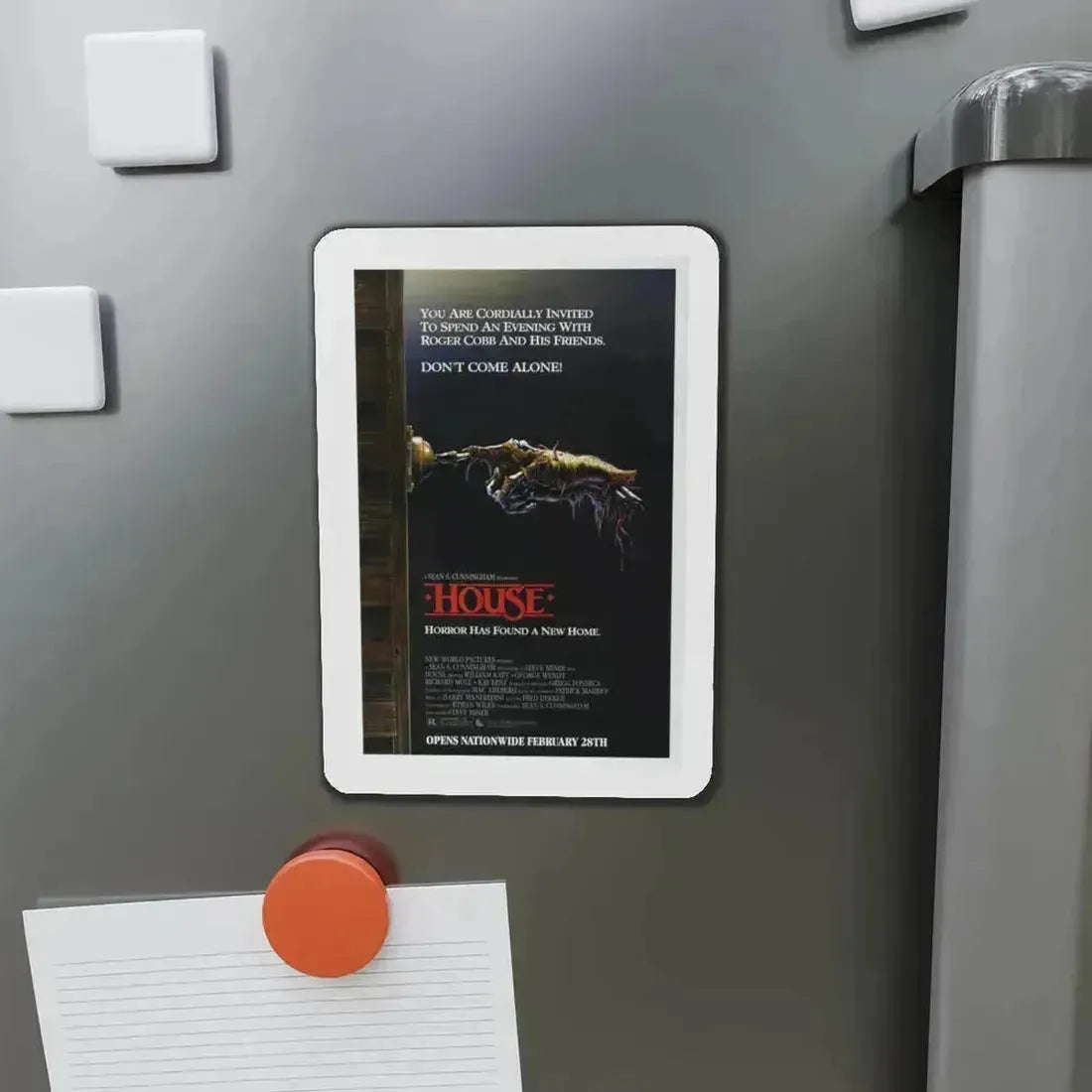 HOUSE 1985 Movie Poster - Refrigerator Magnet - The Sticker Space