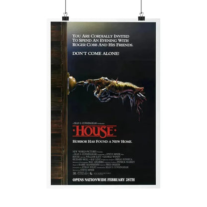 HOUSE 1985 - Paper Movie Poster 12″ x 18″ Matte - The Sticker Space
