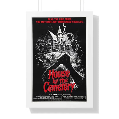 HOUSE BY THE CEMETERY 1981 - Framed Movie Poster - The Sticker Space