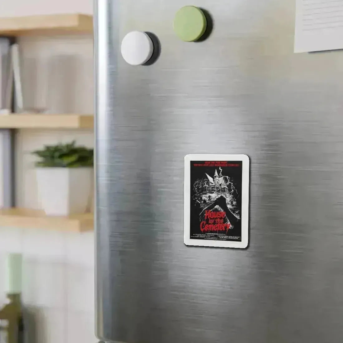 HOUSE BY THE CEMETERY 1981 Movie Poster - Refrigerator Magnet - The Sticker Space