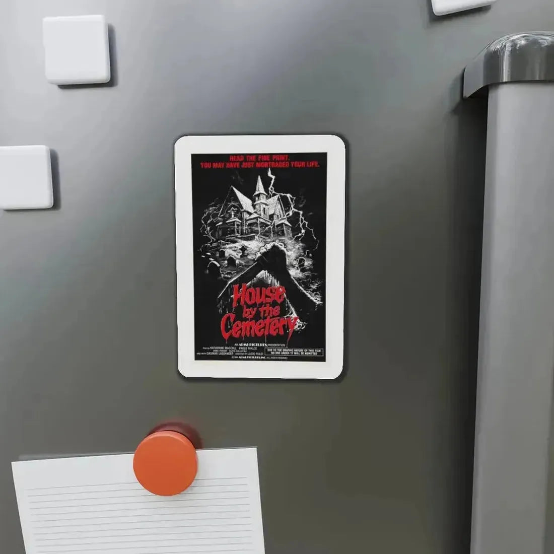 HOUSE BY THE CEMETERY 1981 Movie Poster - Refrigerator Magnet - The Sticker Space