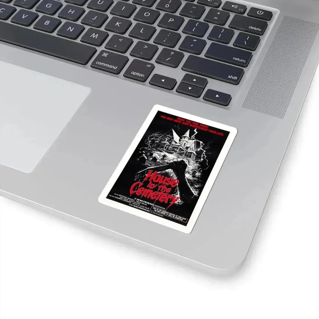 HOUSE BY THE CEMETERY 1981 Movie Poster - STICKER Vinyl Kiss-Cut Decal - The Sticker Space