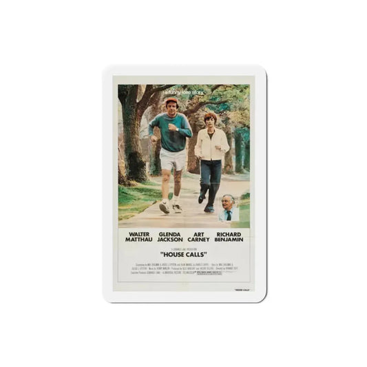 House Calls 1978 Movie Poster Refrigerator Magnet 2 Inch - The Sticker Space