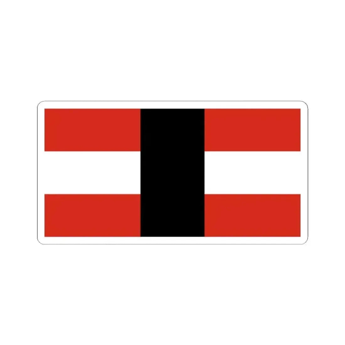 House flag of Canada Steamship Lines Ltd 1951 (Canada) STICKER Vinyl Kiss-Cut Decal 2 Inch White - The Sticker Space