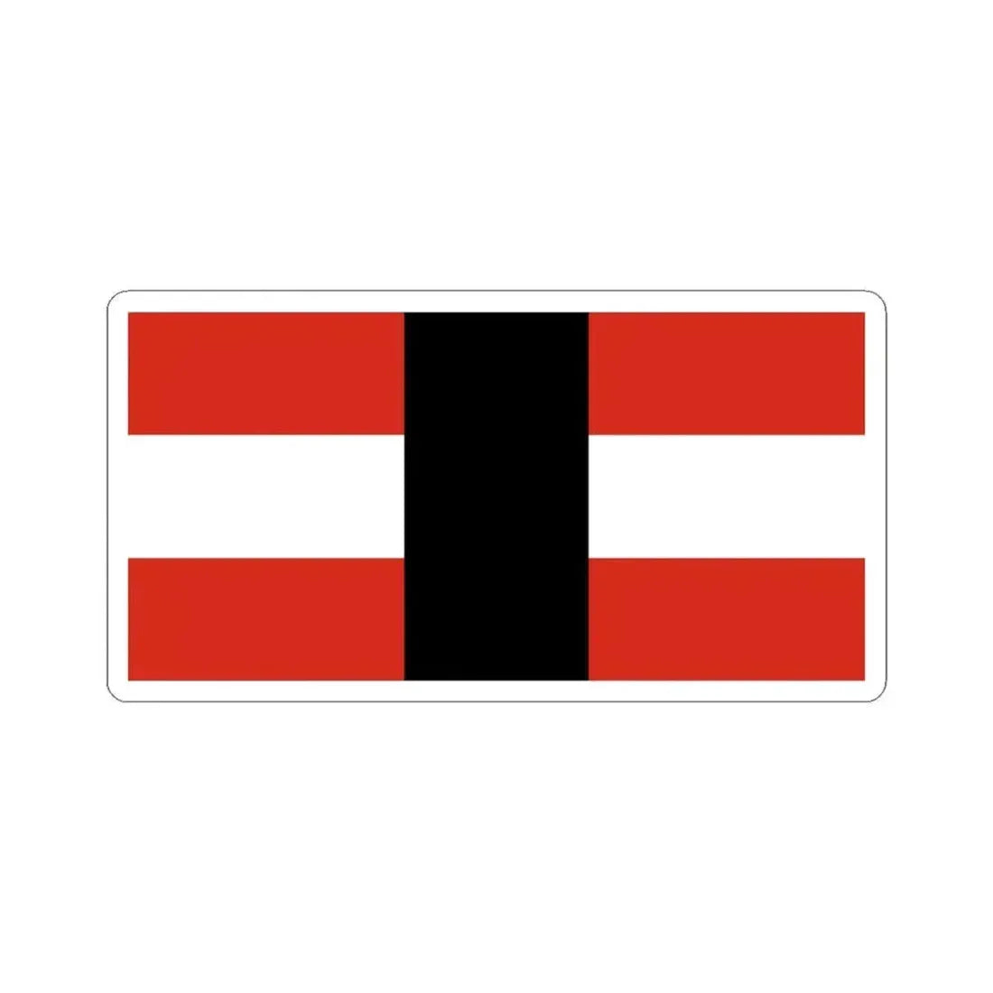 House flag of Canada Steamship Lines Ltd 1951 (Canada) STICKER Vinyl Kiss-Cut Decal 6 Inch White - The Sticker Space