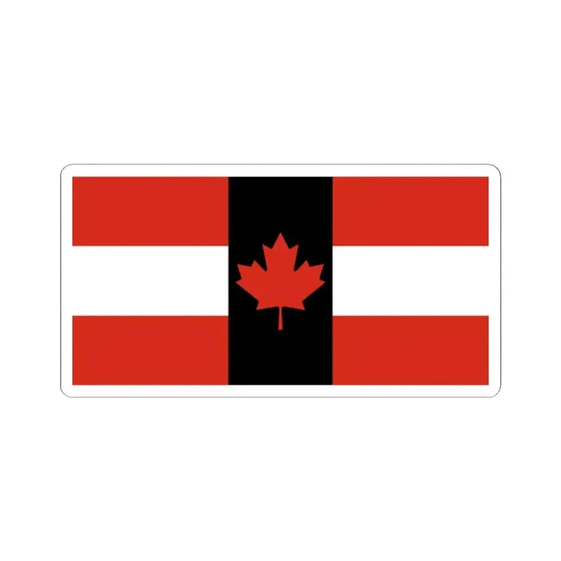 House flag of Canada Steamship Lines Ltd (Canada) STICKER Vinyl Kiss-Cut Decal 2 Inch White - The Sticker Space
