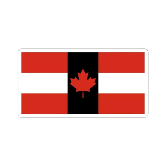 House flag of Canada Steamship Lines Ltd (Canada) STICKER Vinyl Kiss-Cut Decal 2 Inch White - The Sticker Space
