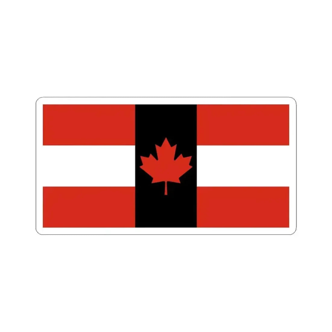House flag of Canada Steamship Lines Ltd (Canada) STICKER Vinyl Kiss-Cut Decal 3 Inch White - The Sticker Space