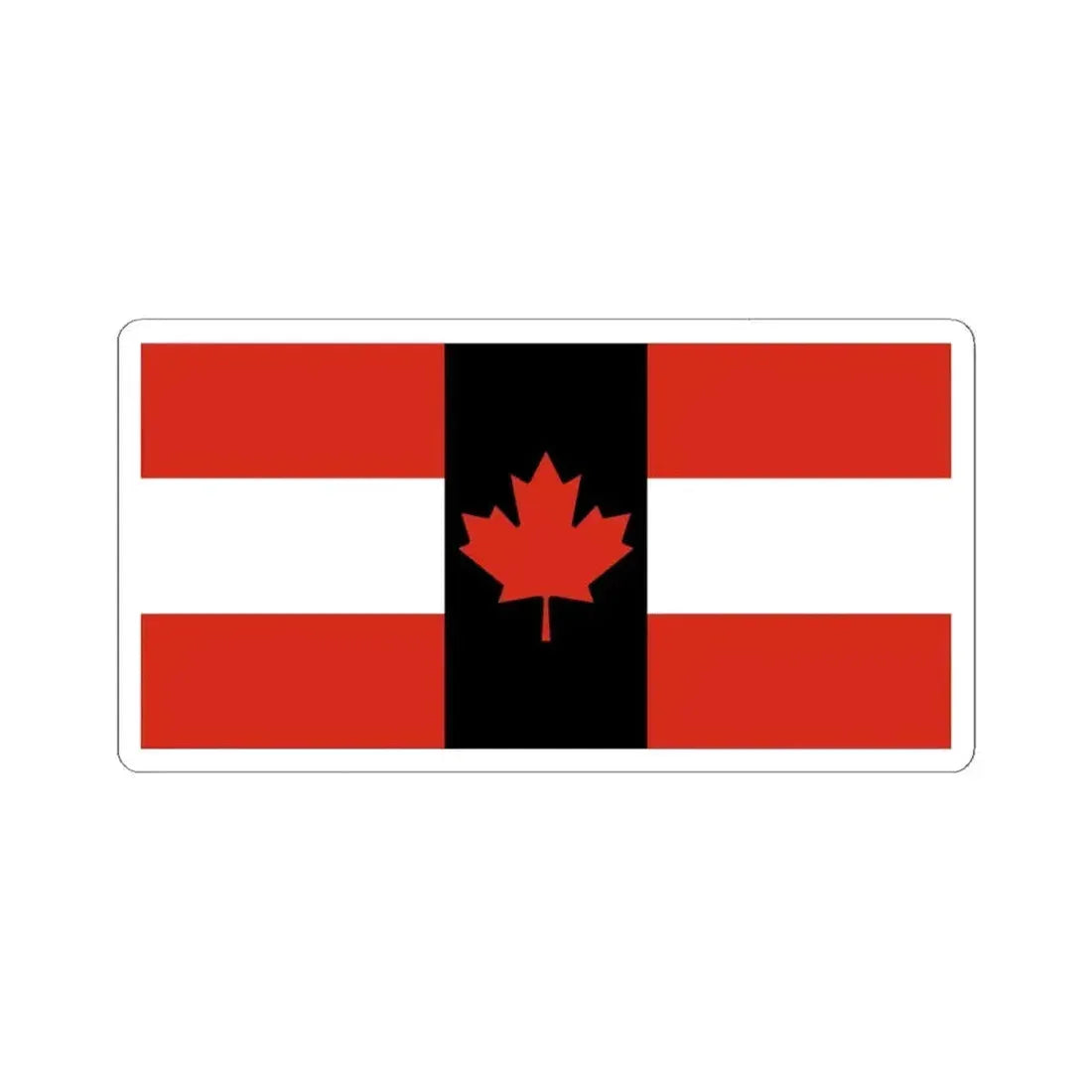 House flag of Canada Steamship Lines Ltd (Canada) STICKER Vinyl Kiss-Cut Decal 4 Inch White - The Sticker Space