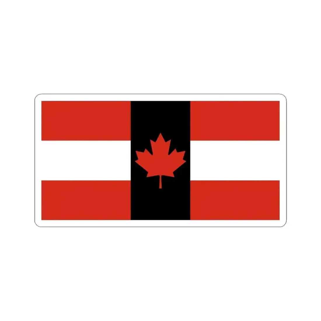 House flag of Canada Steamship Lines Ltd (Canada) STICKER Vinyl Kiss-Cut Decal 6 Inch White - The Sticker Space