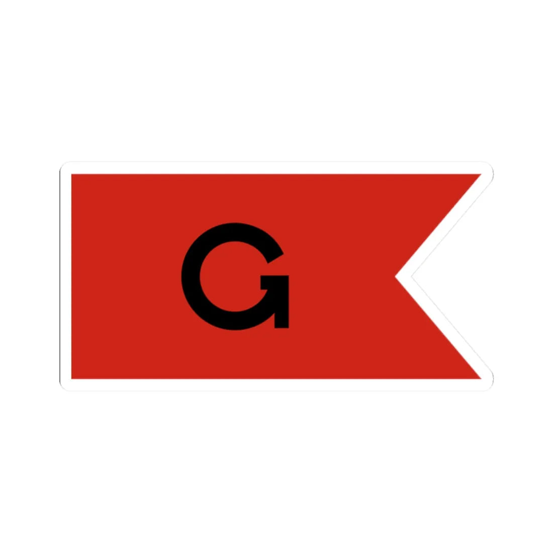 House flag of Guinness (Ireland) STICKER Vinyl Kiss-Cut Decal 2 Inch White - The Sticker Space