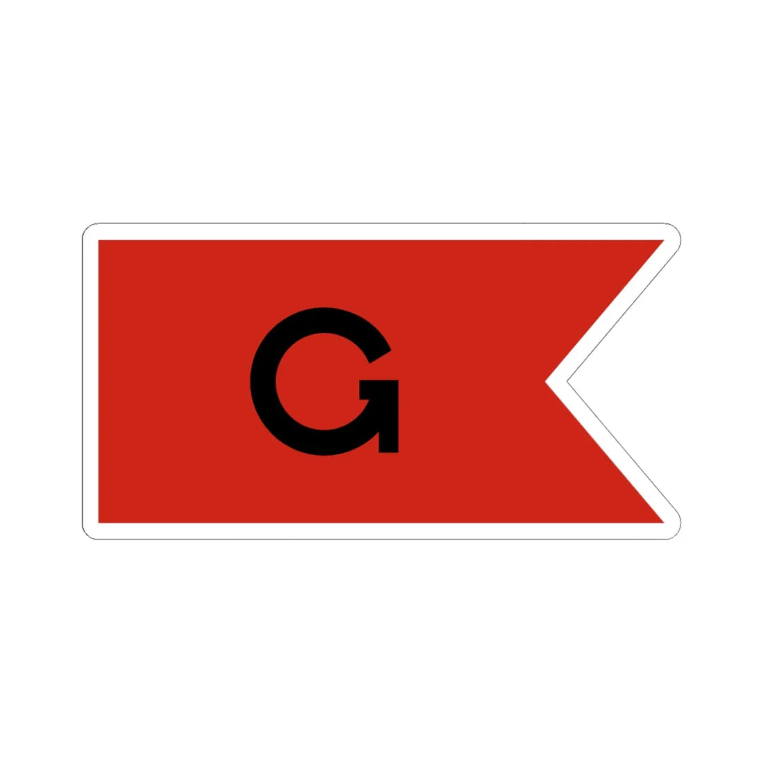 House flag of Guinness (Ireland) STICKER Vinyl Kiss-Cut Decal 6 Inch White - The Sticker Space