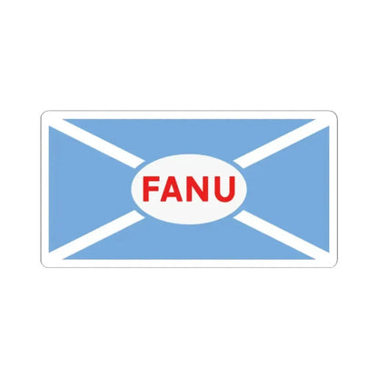 House flag of the Argentine Overseas Shipping Fleet FANU (Argentina) STICKER Vinyl Kiss-Cut Decal 2 Inch White - The Sticker Space