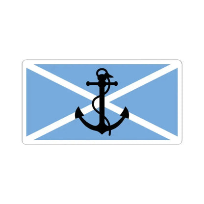 House flag of the Argentine Shipping Lines Company ELMA (Argentina) STICKER Vinyl Kiss-Cut Decal 2 Inch White - The Sticker Space